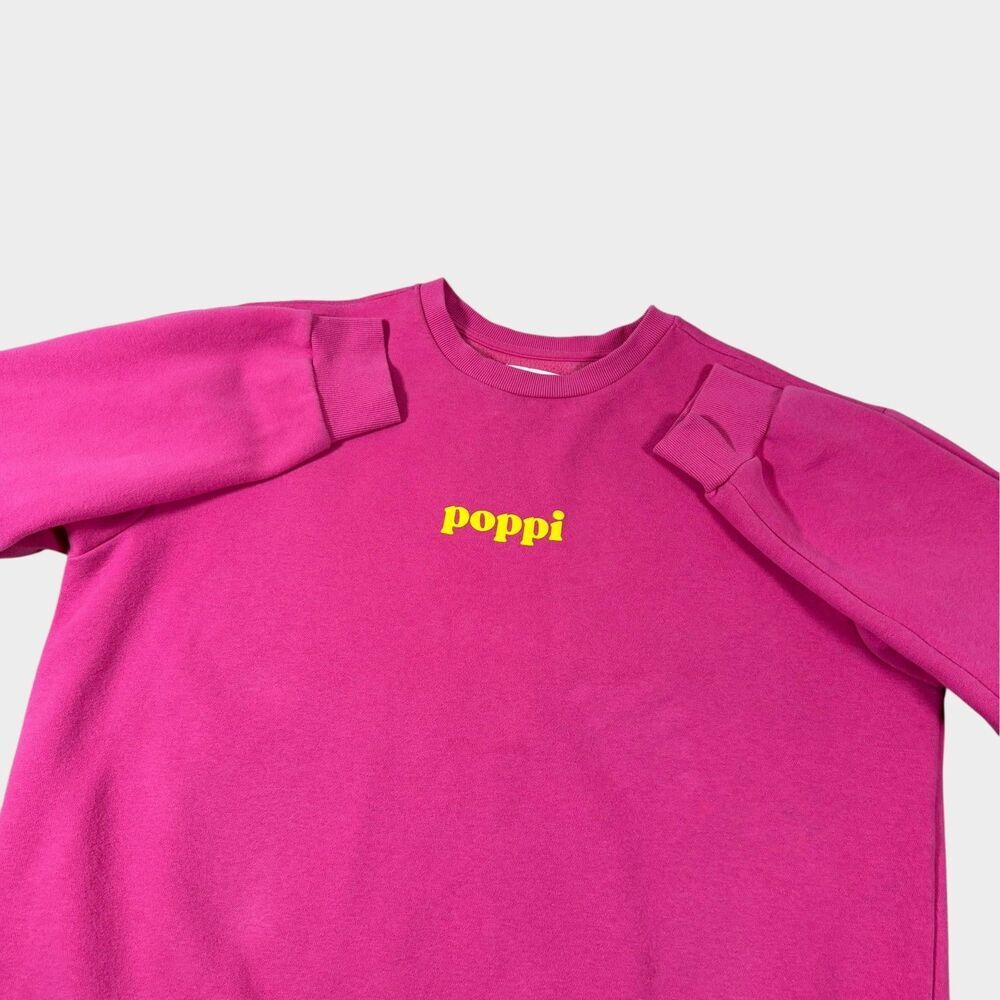 Poppi Soda Iconic Flavor Forever Pink Sweatshirt Crewneck Target Merch XL - Picture 10 of 11
